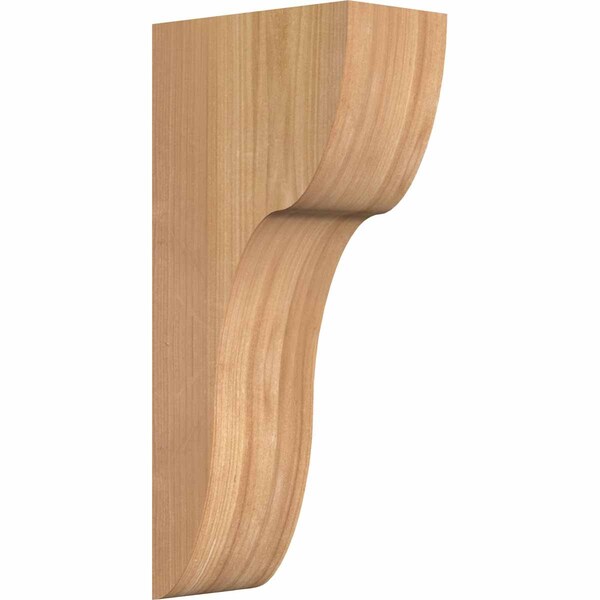 Ekena Millwork Carmel Smooth Corbel, Western Red Cedar, 5 1/2"W x 10"D x 22"H COR06X10X22CAR00SWR - main